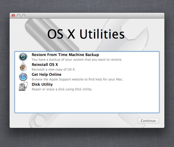 Apple mac manual os x recovery software